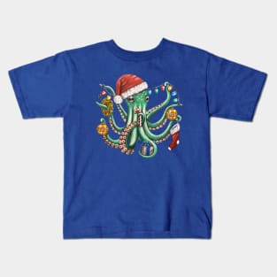 "OctoClaus" - OctoKick collection Kids T-Shirt